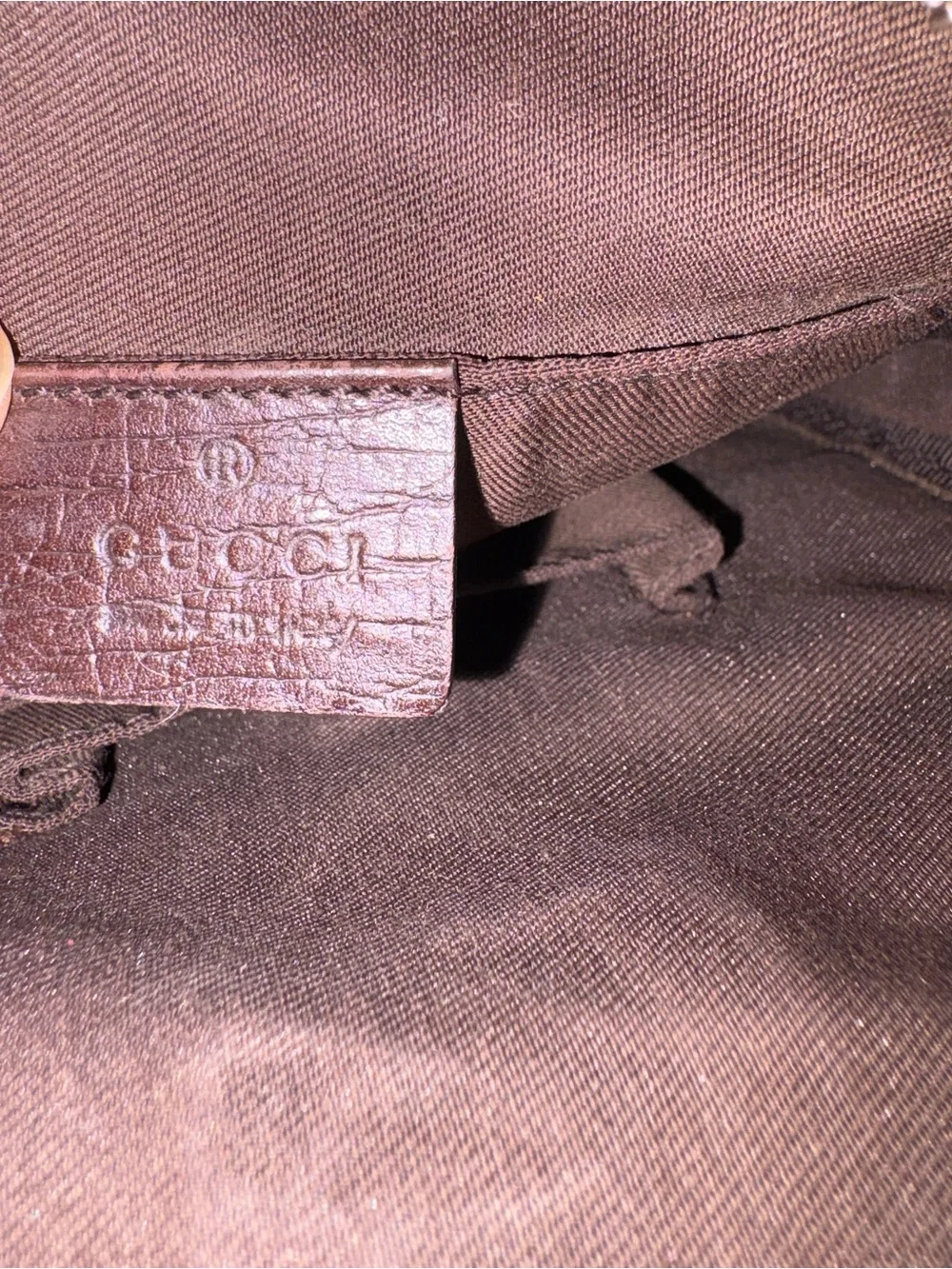 Gucci Brown/Beige GG Canvas Messenger Crossbody